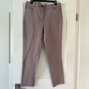 The Sutton skinny- size 12. The loft. Houndstooth print. New with tags